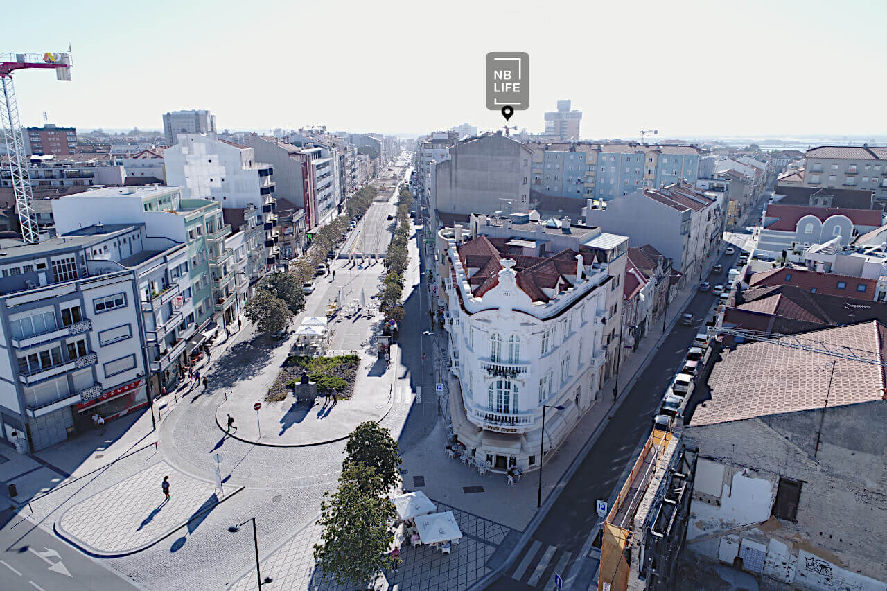 Vista da Avenida Lourenço Peixinho, nas proximidades do empreendimento NB Life